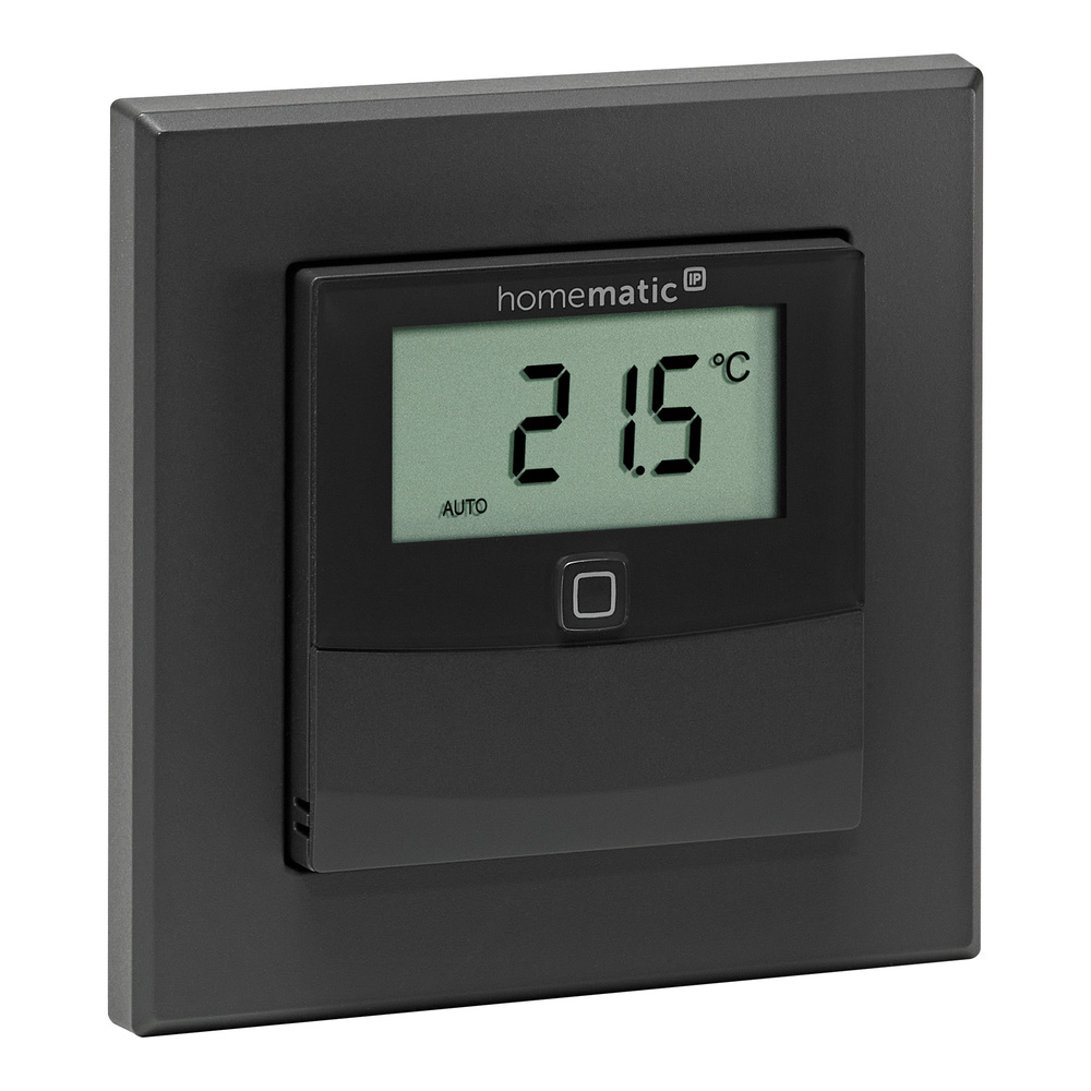 Homematic IP Wired Temperatur- und Luftfeuchtigkeitssensor mit Display HmIPW-STHD-A  anthrazit