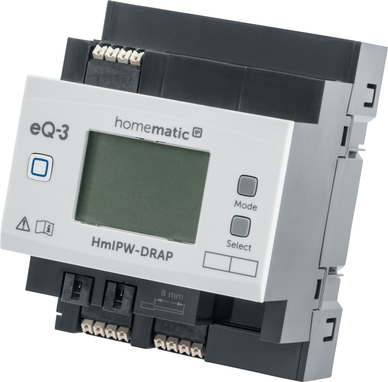 Homematic IP Wired Starter Set Basic - 1x HmIP-CCU3, 1x HmIPW-DRAP, 1 x Netzteil