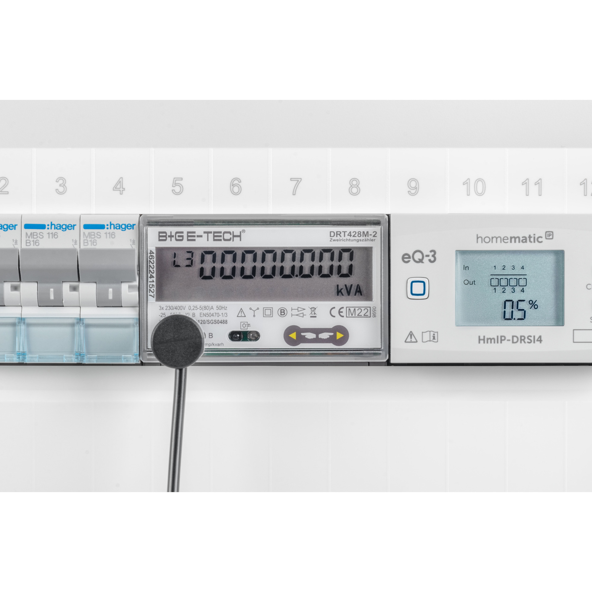 Homematic IP Schnittstelle für digitale Stromzähler, HmIP-ESI-LED