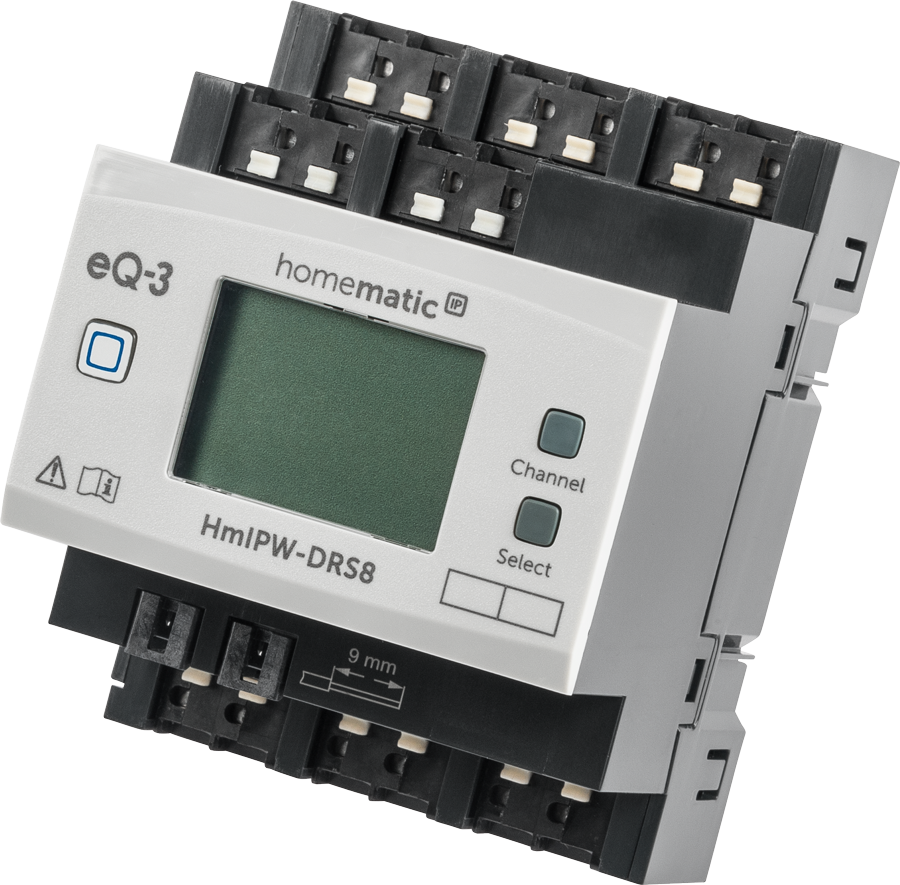 Homematic IP Wired Starter Set Licht - 1x HmIP-HAP, 1x HmIPW-DRAP, 1x Netzteil, 6x HmIPW-WRC6, 3x HmIPW-DRS8